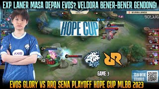 CICI VELDORA BENER2 GENDONG GAME 3 EVOS GLORY VS RRQ SENA PLAYOFF HOPE CUP MLBB [upl. by Katey745]