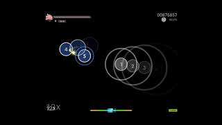 hitting strange patterns in circle clicking game [upl. by Yrolg527]