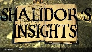 Skyrim SE  Shalidors Insights College of Winterhold [upl. by Gelhar]