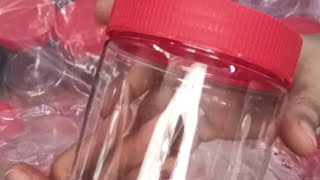 Unboxing plastic jar from Shopee Mura lang [upl. by Acinorav]