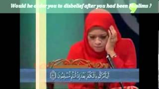 Quran English  Sharifah Khasif Fadzilah Syed Badiuzzaman Malaysia [upl. by Lladnor262]