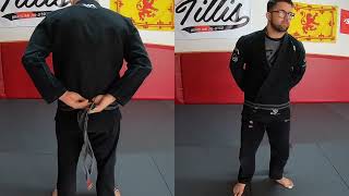 How To Tie Your Jiu Jitsu Belt [upl. by Erastes534]