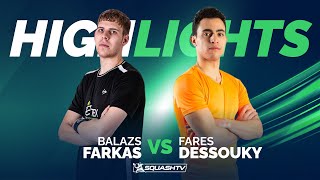 🇭🇺 Farkas v Dessouky 🇪🇬  Singapore Squash Open 2024  RD2 HIGHLIGHTS [upl. by Cumings]