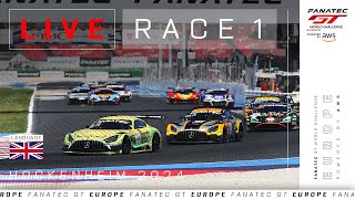 LIVE  Race 1  Hockenheim  Fanatec GT Europe 2024 English [upl. by Doughman]