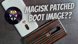 Make your own Magisk Patched boot image for rooting magiskmanager root magisk [upl. by Hadlee]