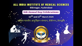 4th Annual Day Celebrations of AIIMS BibinagarHyderabad [upl. by Neerroc]