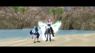 Flyff Universe  1V1 BP 101k Max Crit Lv153 vs Lv 154 Small Dorian  Coral Island  Mia Server [upl. by Ayekahs11]