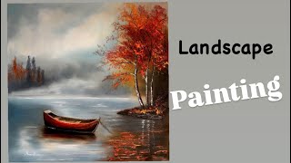 How to paint landscape  ASMR [upl. by Corwin]