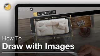 How to Draw amp Collage with Images in Morpholio Trace Architecture Interior Design Landscape Design [upl. by Nore125]