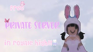 free private server in royale high [upl. by Kayne142]