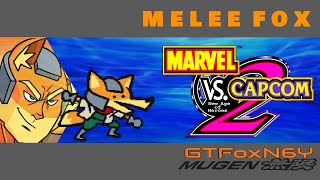 GTFox MUGEN Melee Fox Hiyahs into Marvel VS Capcom 2 [upl. by Kries]