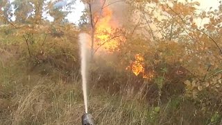 Incendio Sterpaglie  protezione civile  vigili del fuoco [upl. by Limhaj446]