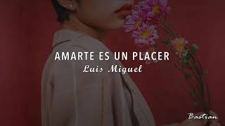 Luis Miguel  Amarte Es Un Placer Letra ♡ [upl. by Brinson]