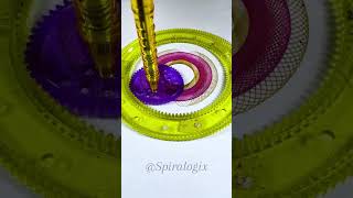 Beautiful Spirograph Art spirograph satisfying artandcraft trending shorts youtubeshorts [upl. by Kcirderf357]