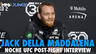 Jack Della Maddalena Reacts to Split Decision Over Kevin Holland Wants Quick Return  Noche UFC [upl. by Lepper]