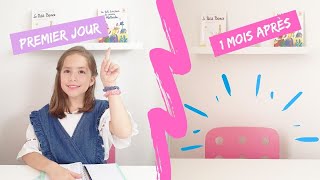 Premier jour décole VS 1 mois après BACK TO SCHOOL SKETCH 😂 KIARA PARIS🌷 [upl. by Gabler]