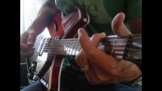 The Byrds quotTurn Turn Turnquot 12String Lesson left hand emphasis Rickenbakcer 36012 C63 [upl. by Ellerd]