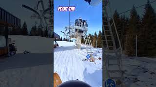 How to ride a chair lift on a snowboard Part 2  Beginner snowboarding tutorial [upl. by Ambrosane633]