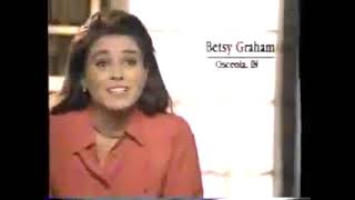 Ultra SlimFast Milk Chocolate Commercial featuring Betsy Graham from Osceola 1997 [upl. by Sire]