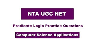 Propositional Logic Practice Questions  III  NTA UGC NET Computer Science [upl. by Botzow]