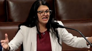 VIRAL Rashida Tlaib Has SCREAMING Meltdown Before Being DEBUNKED [upl. by Illa]