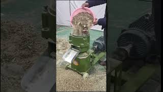 corn stalk cutter machine small feed pellet mills [upl. by Anitnas194]