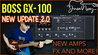 BOSS GX 100  Firmware Update 20  Youre gonna love this [upl. by Anallij]