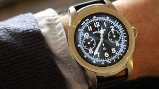 Montblanc Summit Smartwatch  Hands On Review [upl. by Llehcnom27]