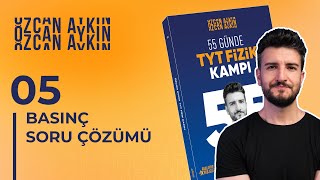 55 Günde TYT Fizik Kampı  34 Gün  Gaz Basıncı Soru Çözümü  2  2025 [upl. by Lleunamme]