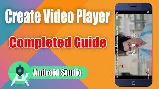 How to Create Video Player Android Full Screen amp Lock Screen Custom Controller Android Studio 2021 [upl. by Ferdinanda]