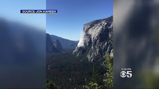 One Dead One Hurt In El Capitan Rockfall At Yosemite [upl. by Atteval]