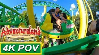 Turbulence 4K Front Seat POV Adventureland Long Island NY [upl. by Jemma]