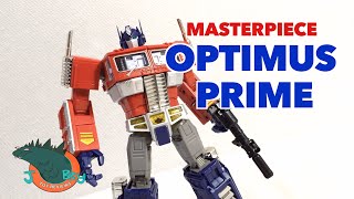 Optimus Prime Transformers Masterpiece Review [upl. by Williamsen]