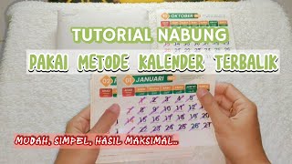 Cara nabung pakai metode kalender terbalik  mudah anti gagal hasil maksimal [upl. by Blayne373]