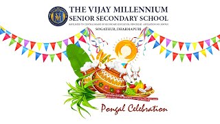 Pongal Celebration 2022  The Indian Harvest festival  The Vijay Millennium School Dharmapuri [upl. by Cyndie]