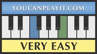 Elgar  Pomp amp Circumstance  Very Easy Piano Tutorial [upl. by Jakoba306]