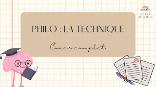 La technique  cours de philosophie complet pour le bac [upl. by Yanej]