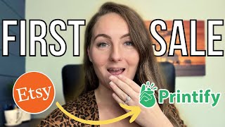 First Sale Now What What To Do After Your First Sale With Etsy Print On Demand Beginners Guide [upl. by Hicks]