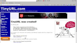 TinyURLcom HowTo Tutorial [upl. by Lavona427]