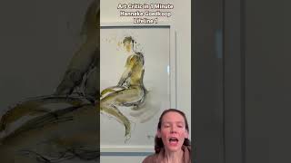 Art Critic in 1 Minute Hanneke Goedkoop Lifeline 1 watercolor artwork figuredrawing artist [upl. by Kappel]