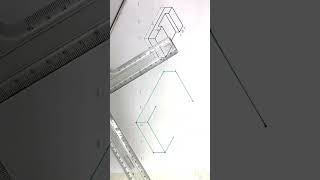 How to draw isometric drawing with the help of mini drafter in engineering drawing [upl. by Lytle]