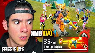 USE LA XM8 POLLO LOCO en FREE FIRE y ME PASE DE HACKER   TheDonato [upl. by Monetta627]