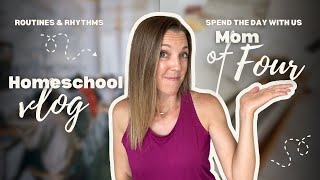 OUR HOMESCHOOL ROUTINE  HOMESCHOOL MOM DAY IN THE LIFE  Kindergarten 6th Grade 7th Grade ✏️🏠 [upl. by Nehtanhoj]