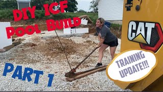 DIY ICF Pool Build Part 1Training Update [upl. by Eladnar773]