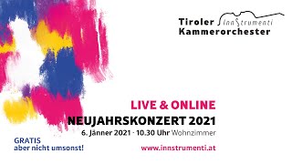 Neujahrskonzert 2021  Live amp Online [upl. by Selrahc]