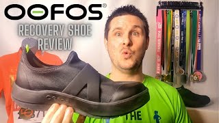 Recovery Shoes For Runners  Oofos Recovery Shoe Review  Plantar Fasciitis Recovery [upl. by Croner443]