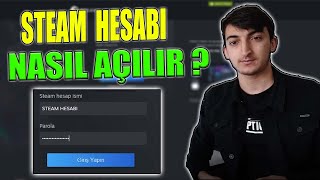 STEAM HESABI NASIL AÇILIR STEAM NASIL YÜKLENİR [upl. by Vizzone]