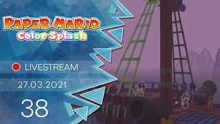 Paper Mario Color Splash LivestreamBlind  38  Abenteuer auf hoher See [upl. by Hiamerej]