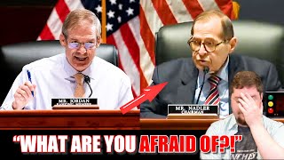 Jerry Nadler RUINS HIS SUIT when Jim Jordan asks to play a video [upl. by Ahusoj727]