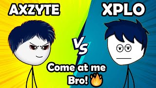 Axzyte VS Xplo Gamer  Stats Comparison [upl. by Oruam]